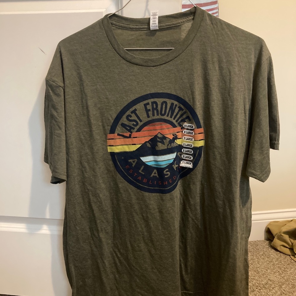 Mens xl shirt alaska tshirt